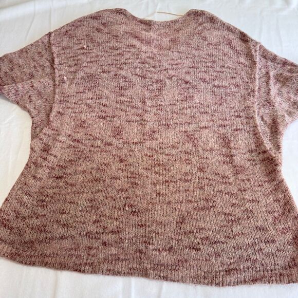 FREE PEOPLE Stella Softly Oversized Alpaca Mohair Blend Mauve Sweater - Picture 3 of 7